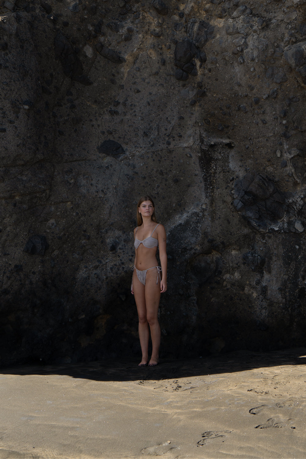 Slim Tie Bottom | Stone