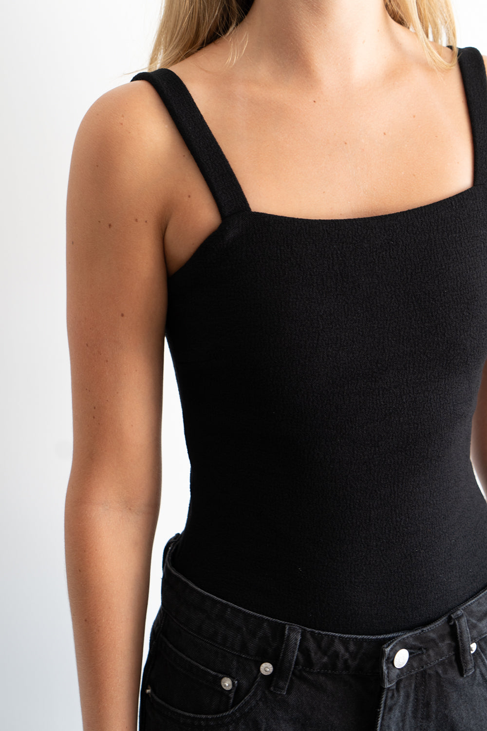 Form One Piece — Black Bouclé