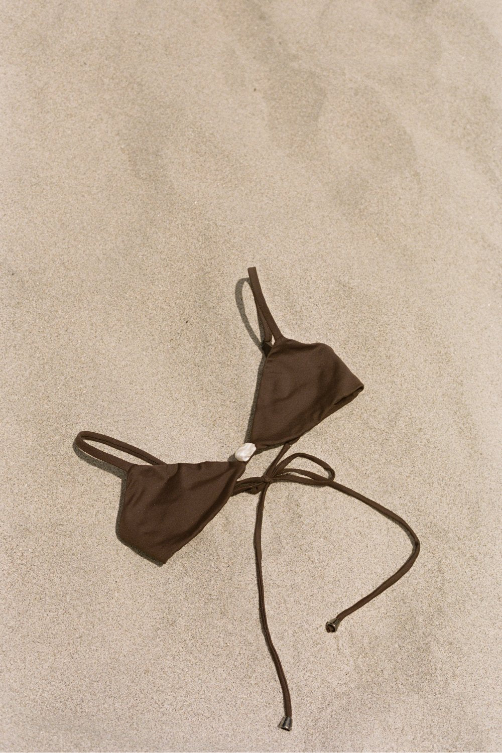 Lua Top - Rich Brown & Natural Pearl