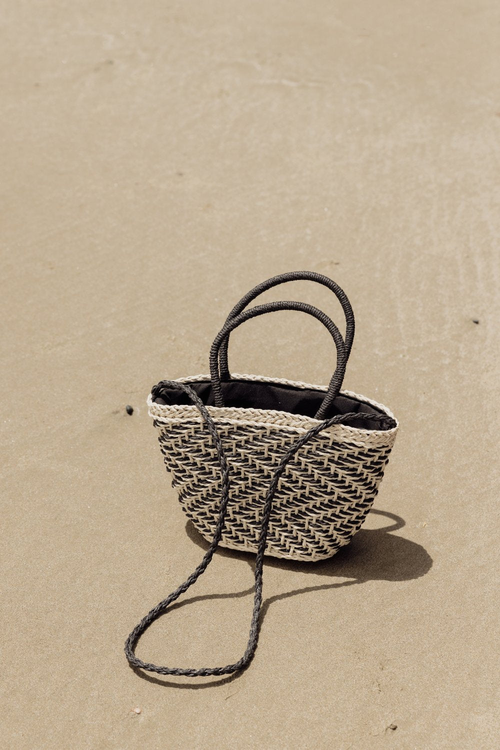 Two-Toned Woven Bag