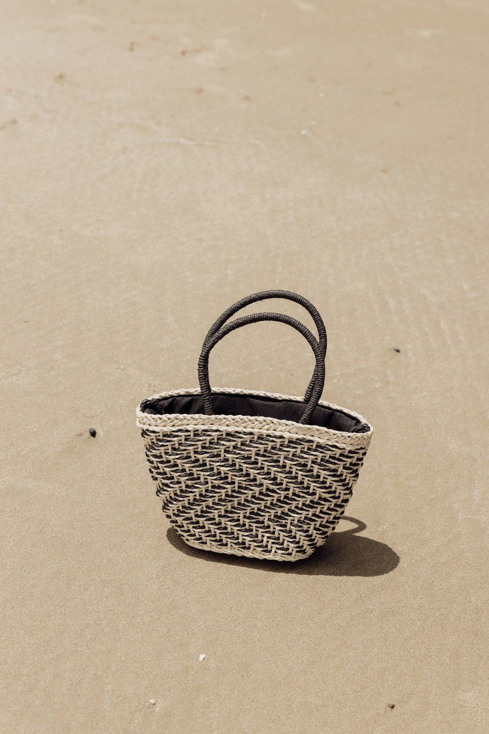 Two-Toned Woven Bag