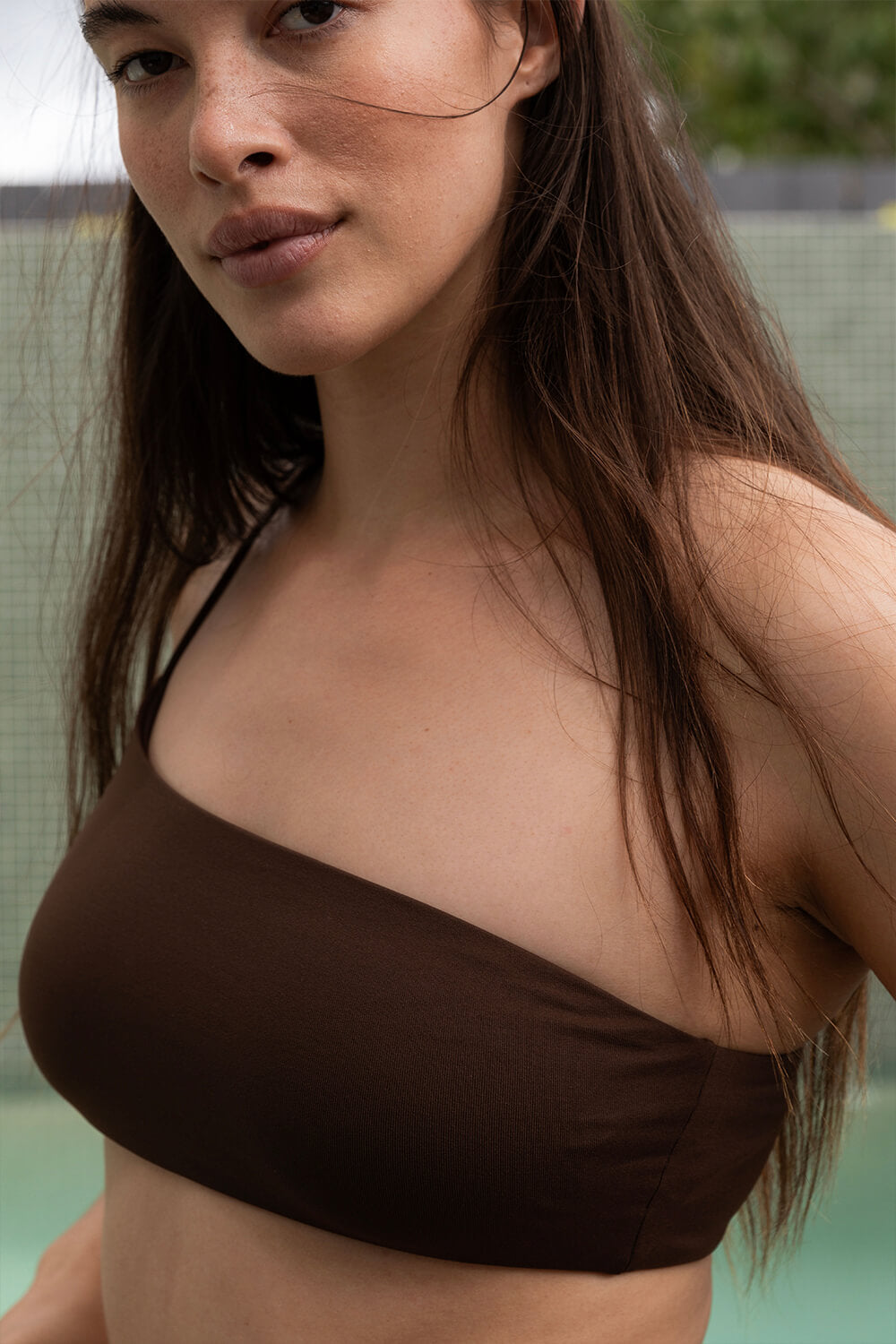 One Shoulder Top | Cacao